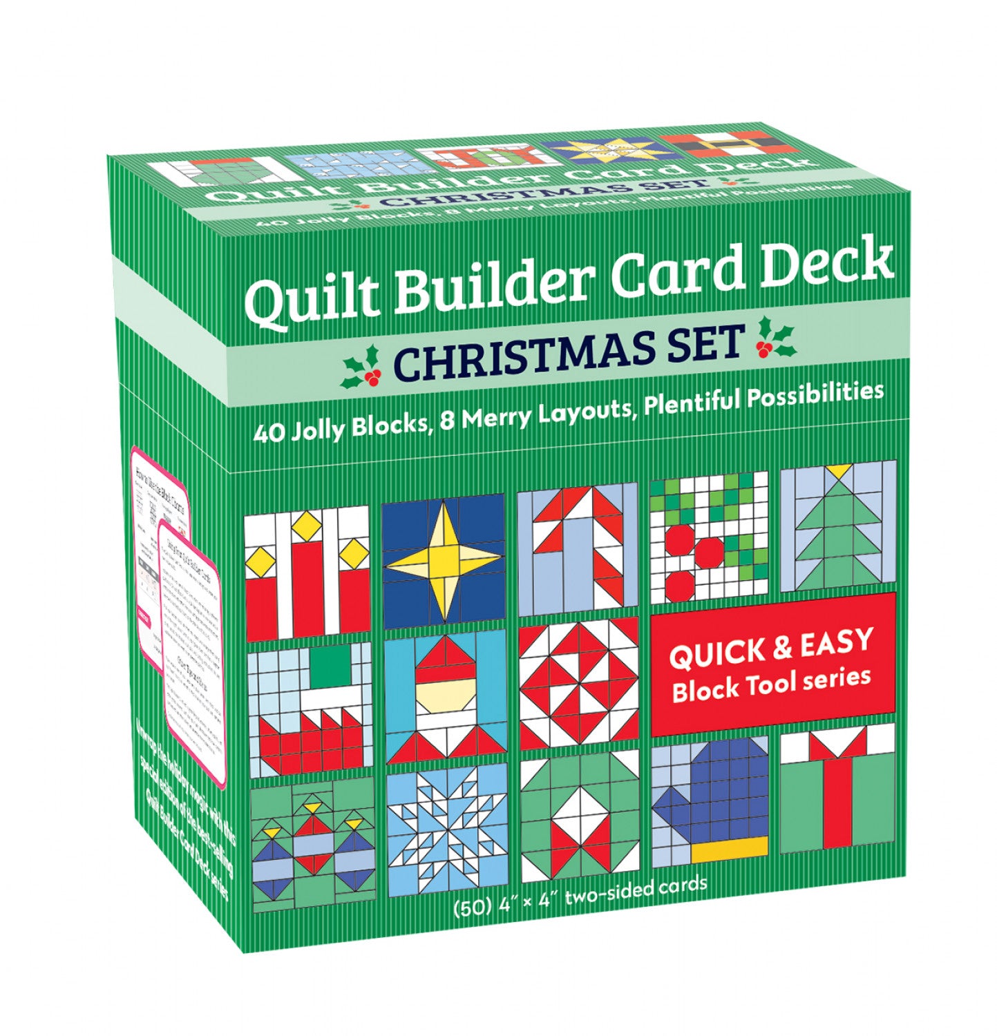 Quilt Builder Card Deck Christmas Set | C & T Publishing