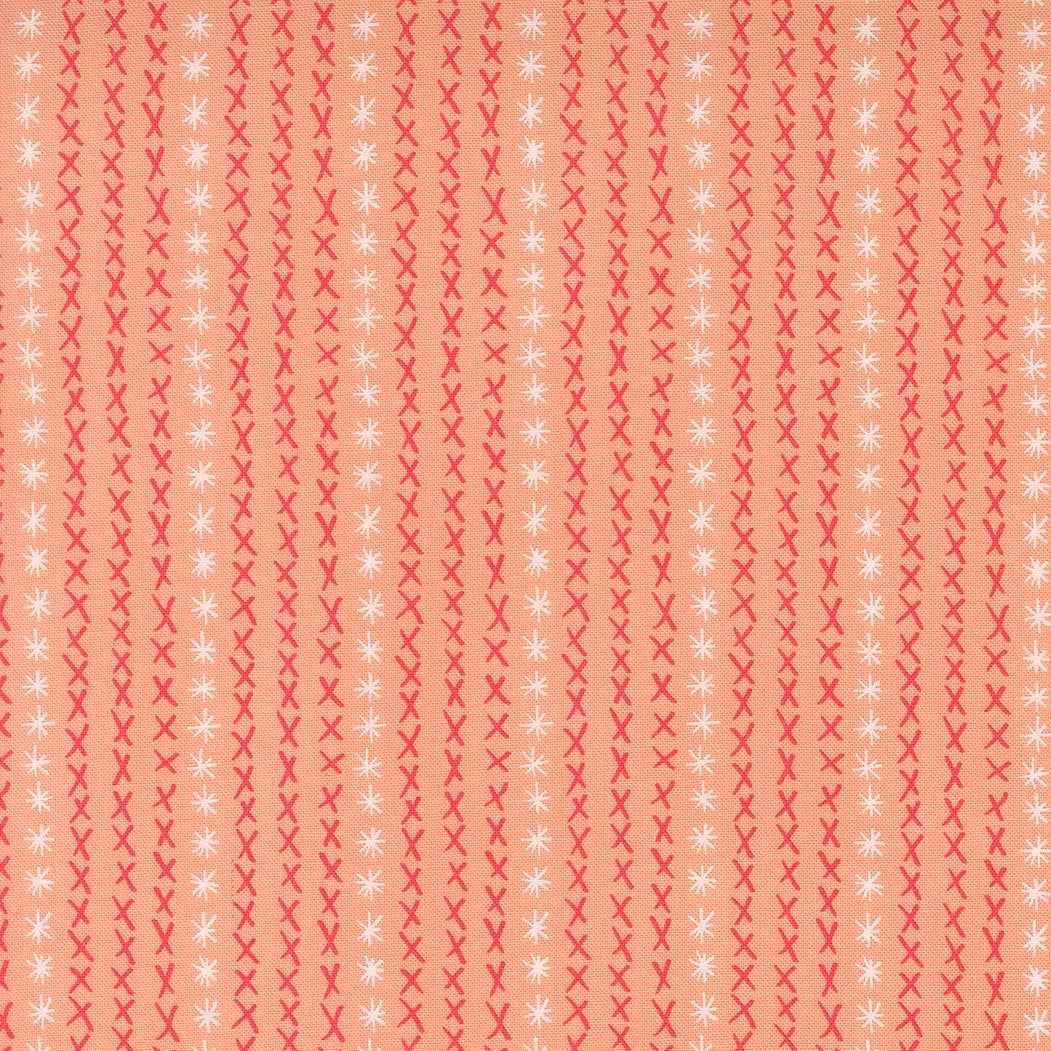 Dandi Duo | Cross Stitch Stripe Peach