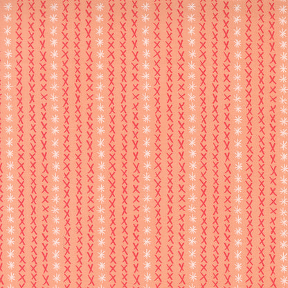 Dandi Duo | Cross Stitch Stripe Peach