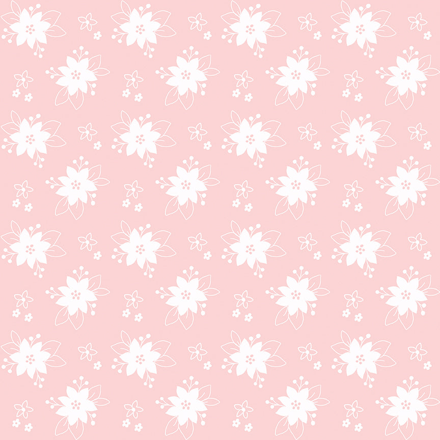 Pixie Noel 2 | Floral Pink – Destination Fabrics