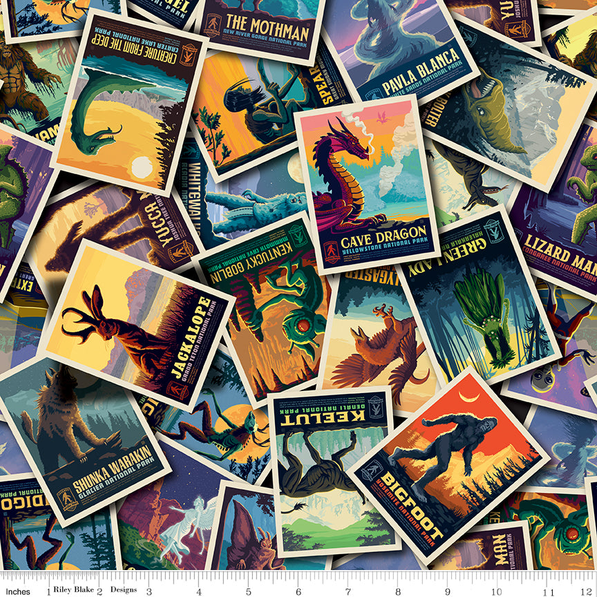 Legends of the National Parks | Postcards Toss Multi