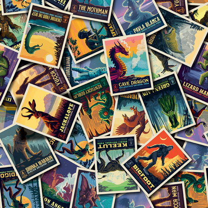 Legends of the National Parks | Postcards Toss Multi