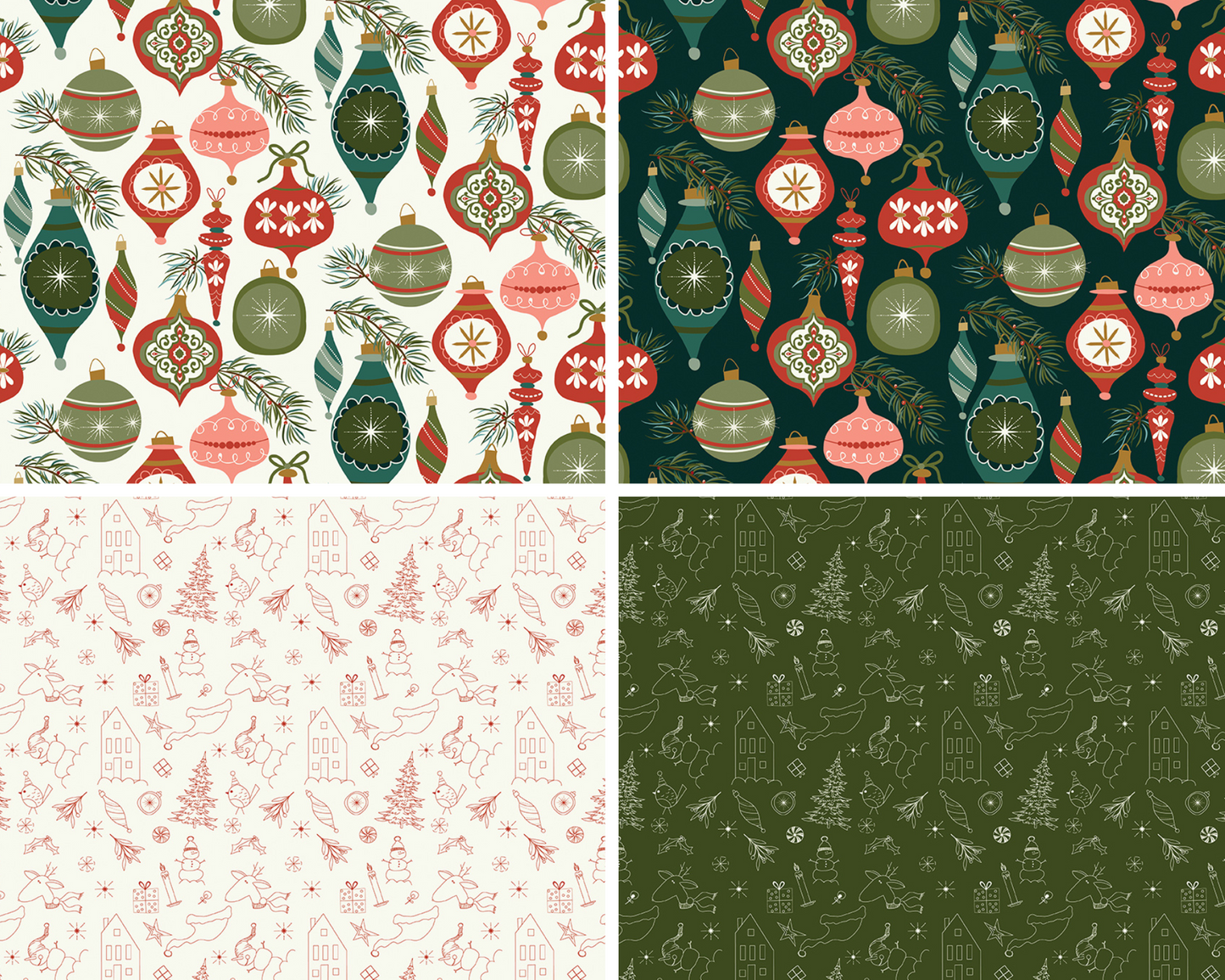 Christmas Is In Town | Fat Quarter Bundle