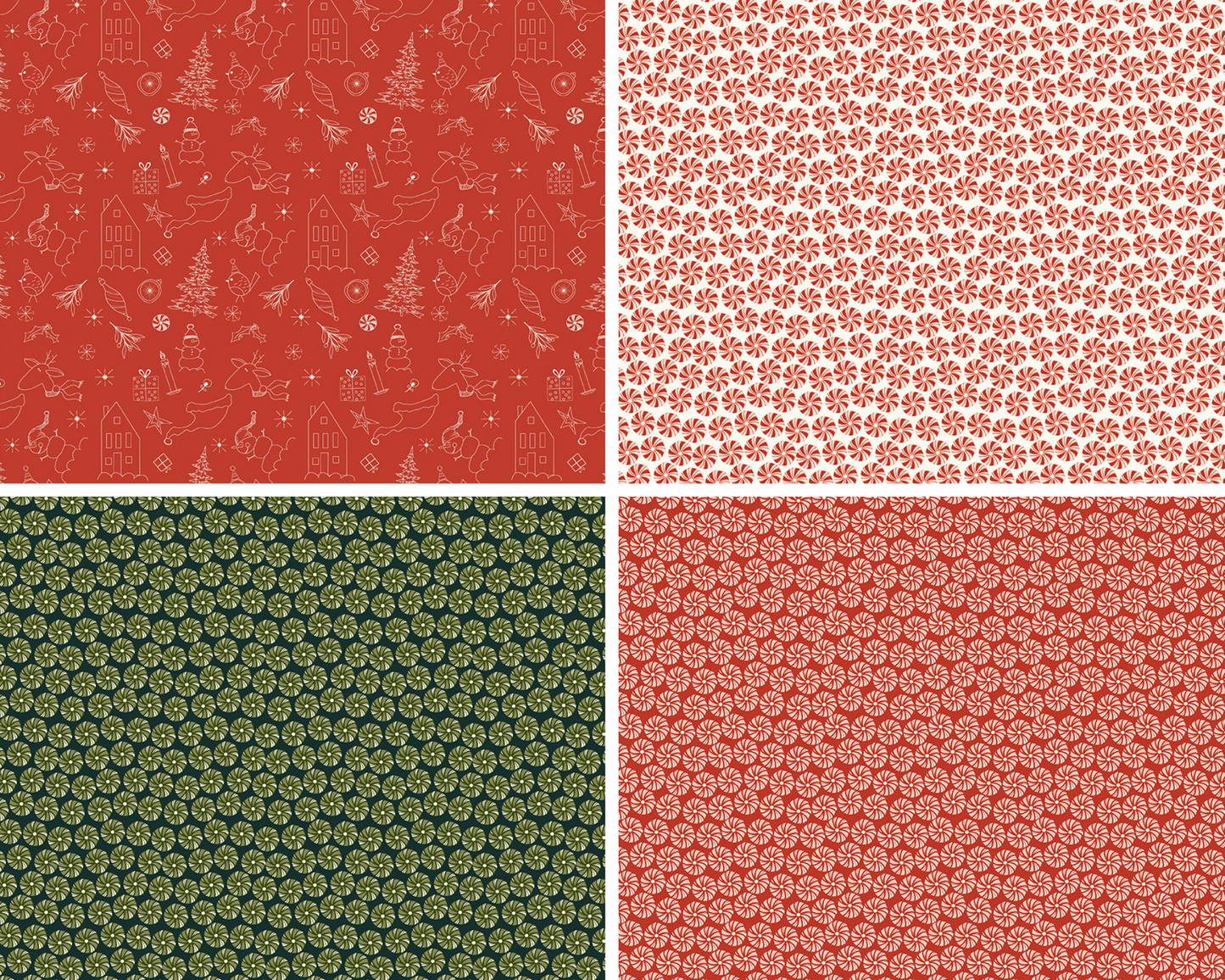 Christmas Is In Town | Fat Quarter Bundle