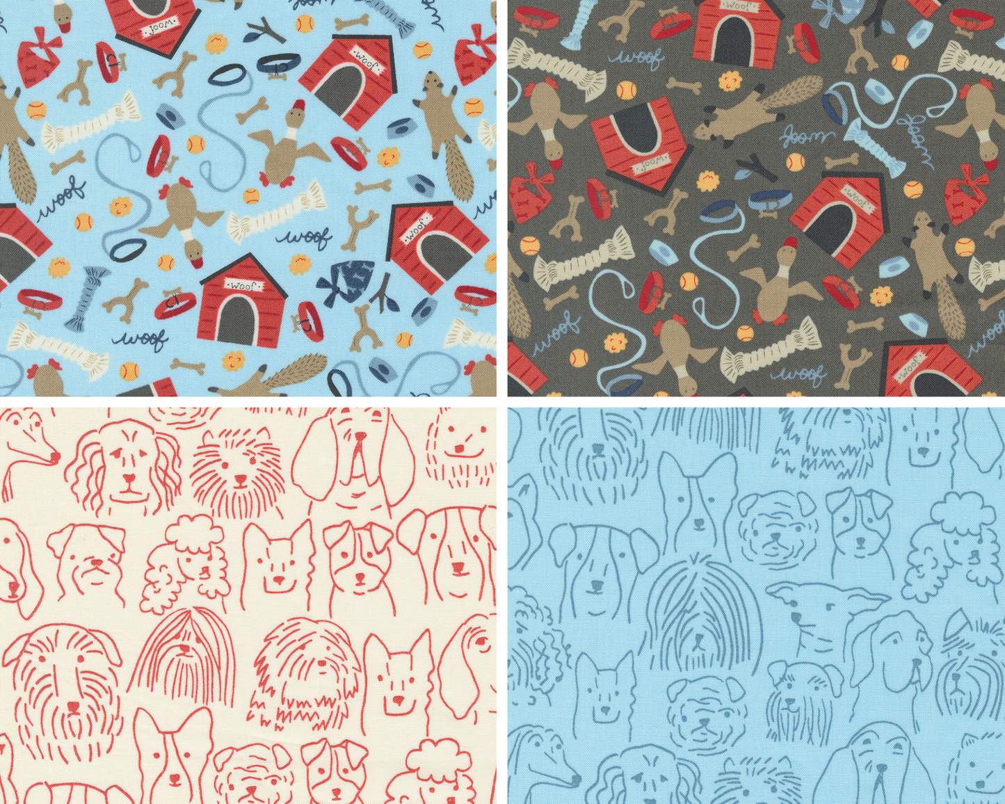 Dog Daze | Fat Quarter Bundle