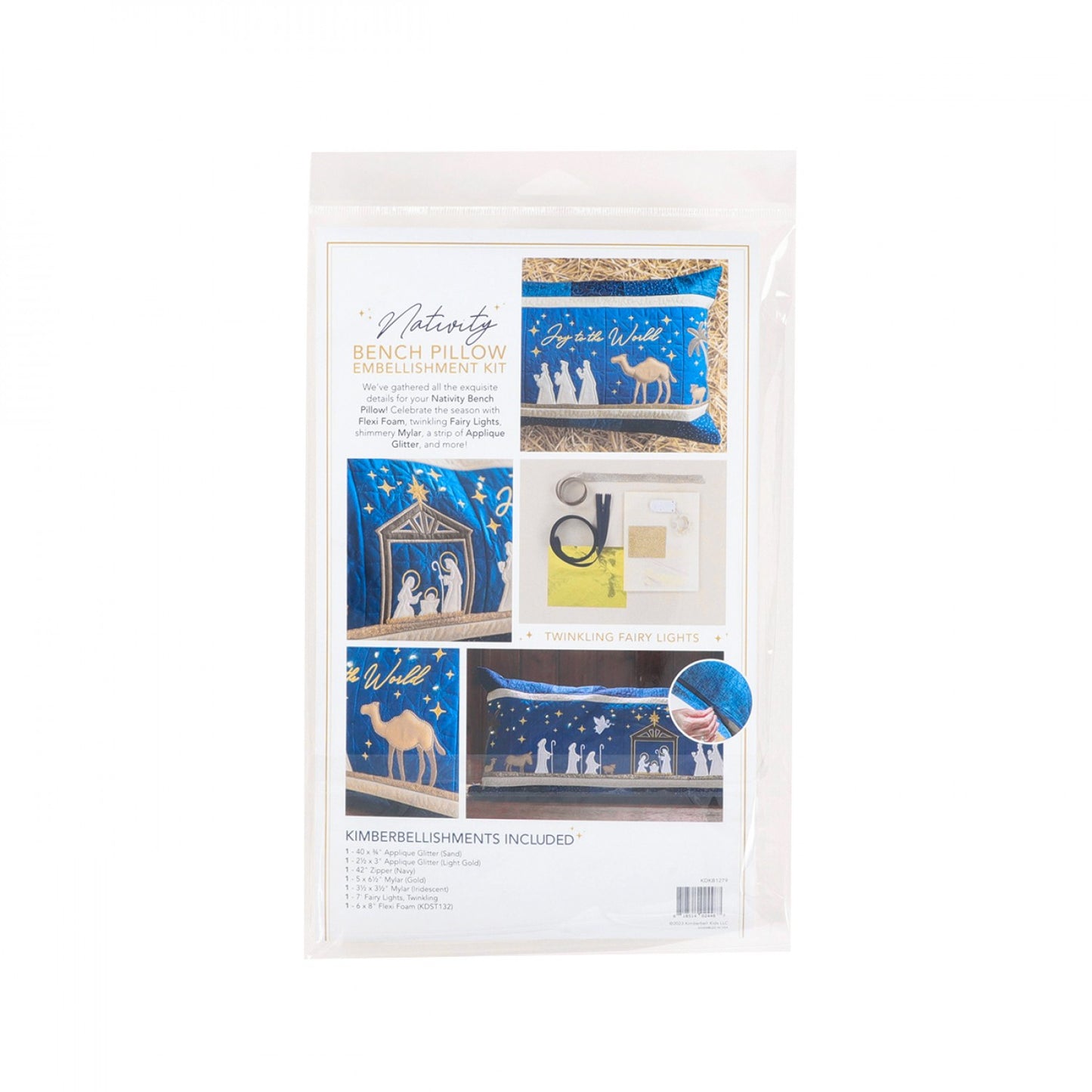 Nativity Bench Pillow | Embellishment Kit