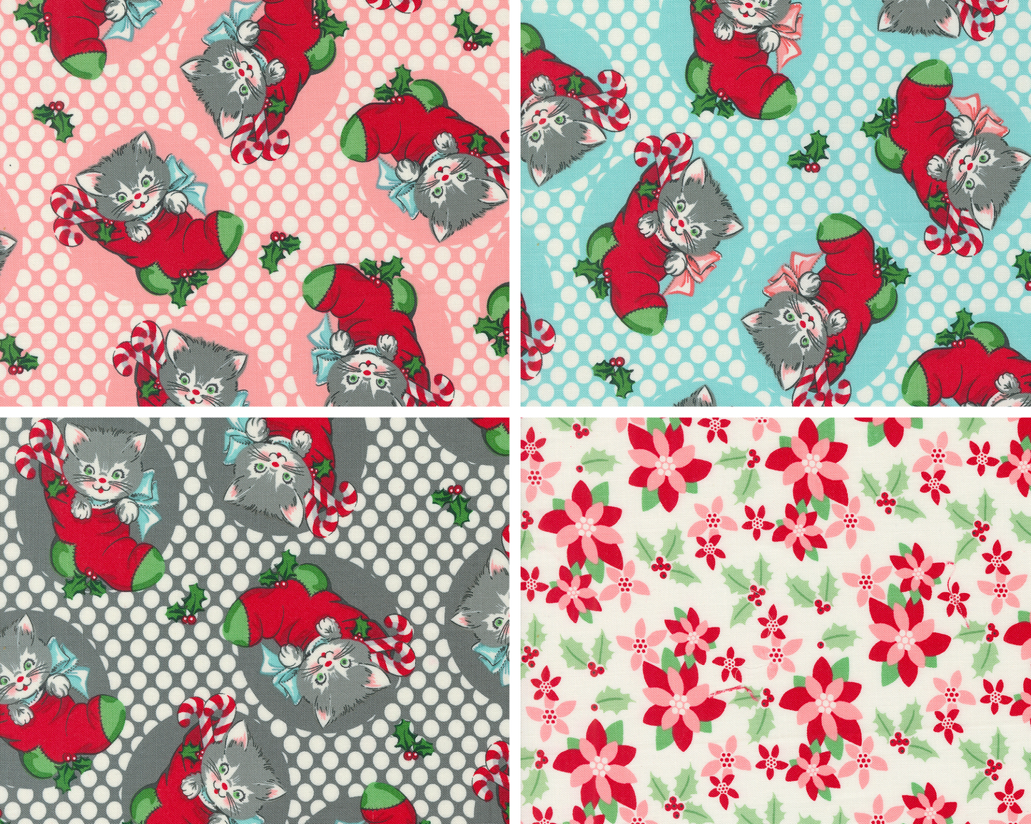 Kitty Christmas | Fat Quarter Bundle