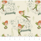 Peter Pan and Tinker Bell | Neverland Adventures Cream Flannel