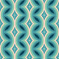 Juicy | Rattan Stripe Dark Turquoise