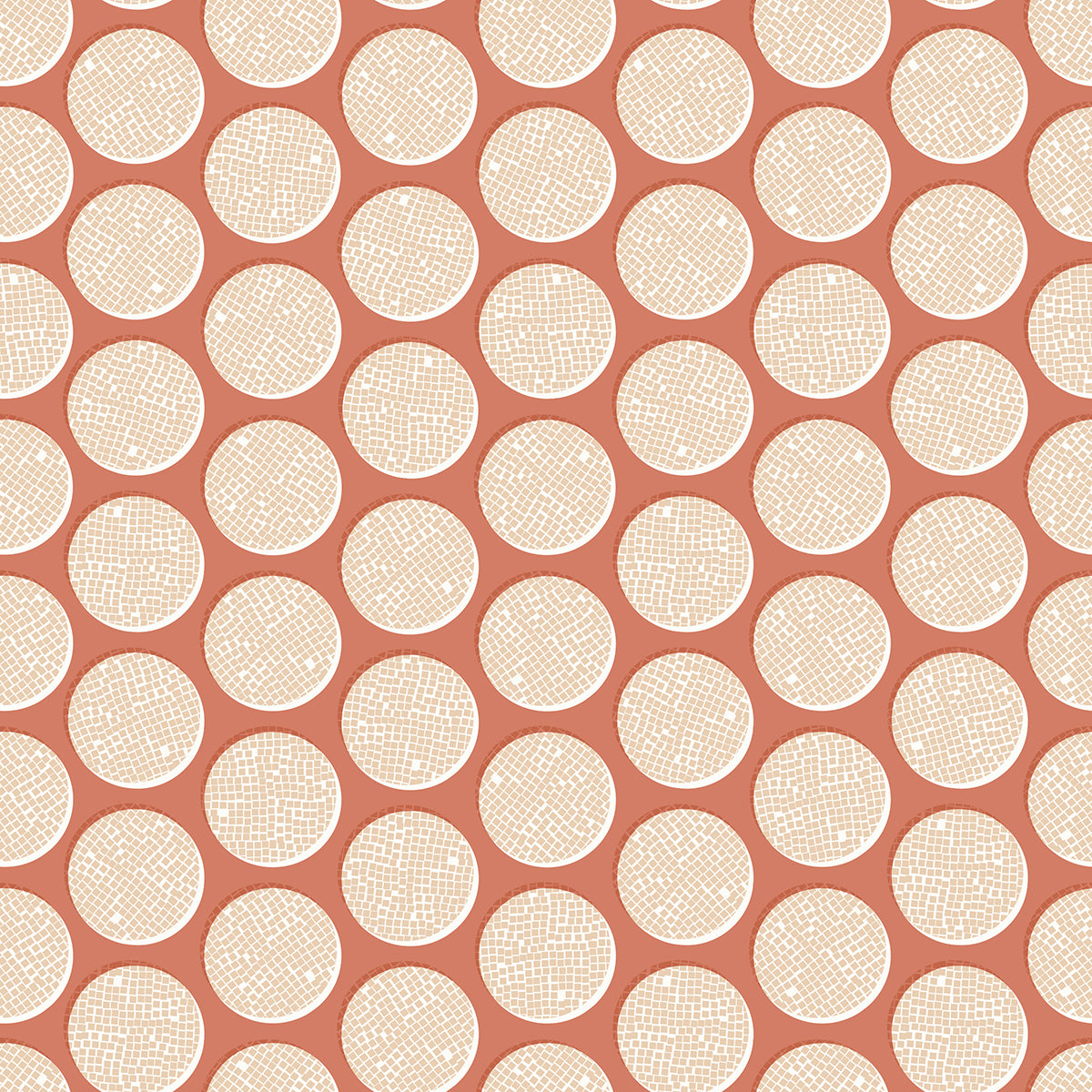 Sunbeam | Modern Geometric Dots Terracotta