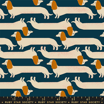 Dog Park | Long Dog Teal Navy