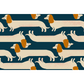 Dog Park | Long Dog Teal Navy