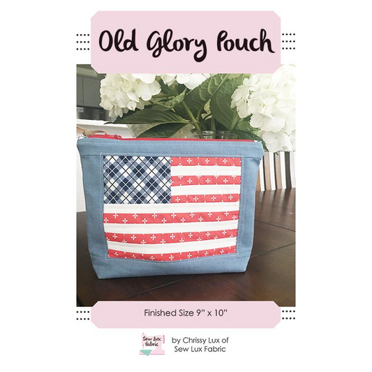 Old Glory Pouch | Sew Lux Fabric