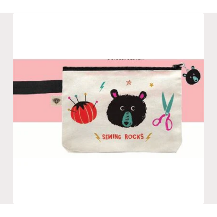 Sewing Rocks Pouch