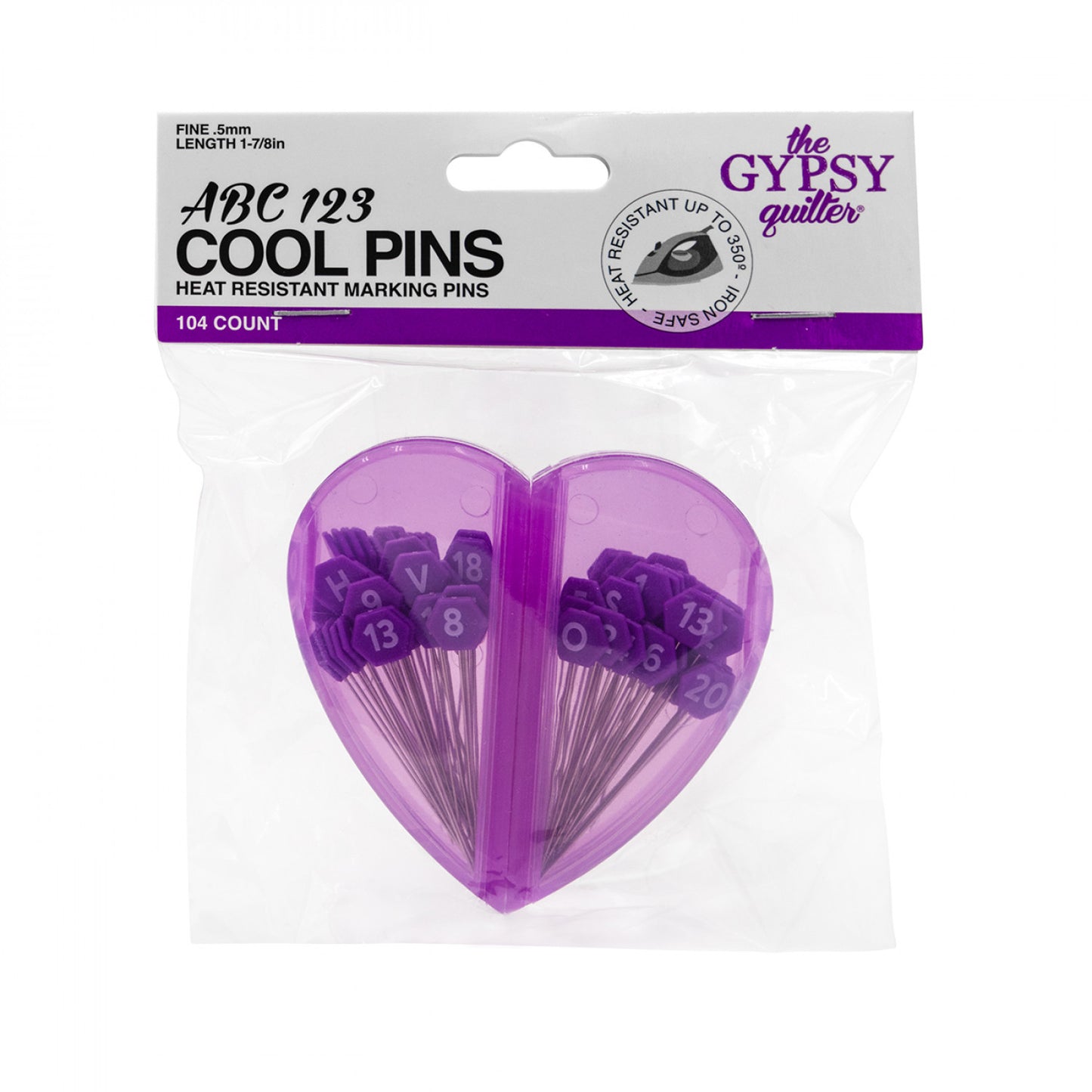 ABC 123 Cool Pins | 104 Piece