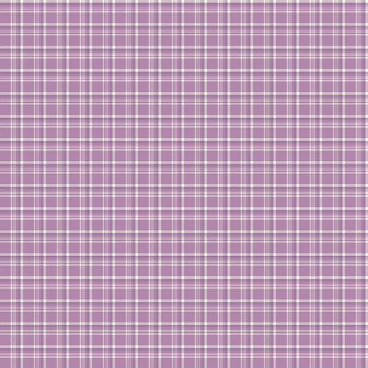 Hello Spring | Plaid Lavender