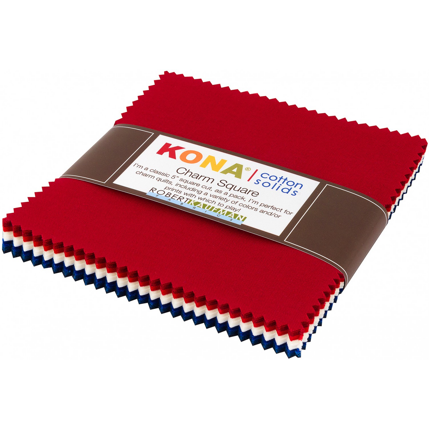 Kona Cotton Solid | Patriotic Palette 5" Squares