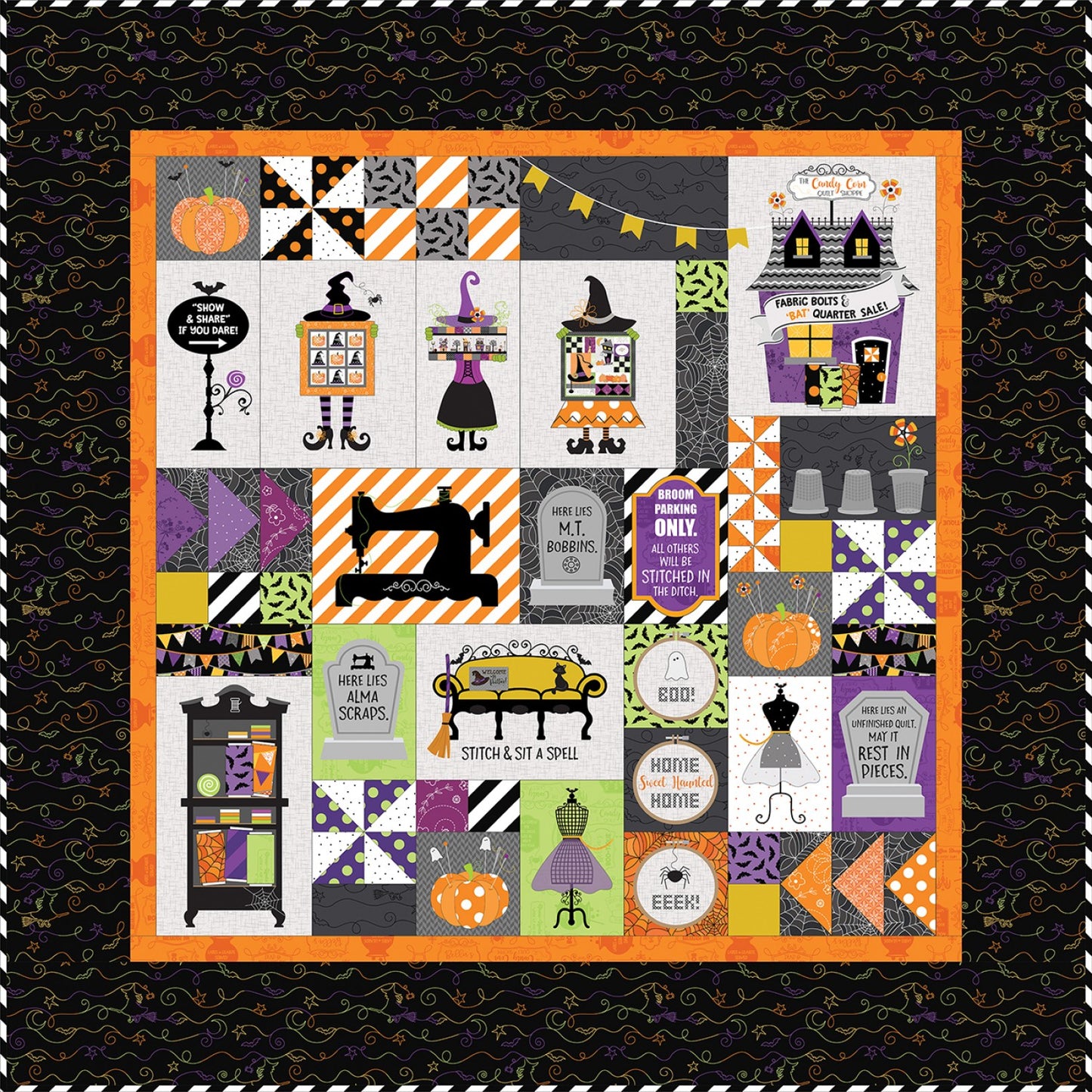 Candy Corn Quilt Shoppe | Sewing Version