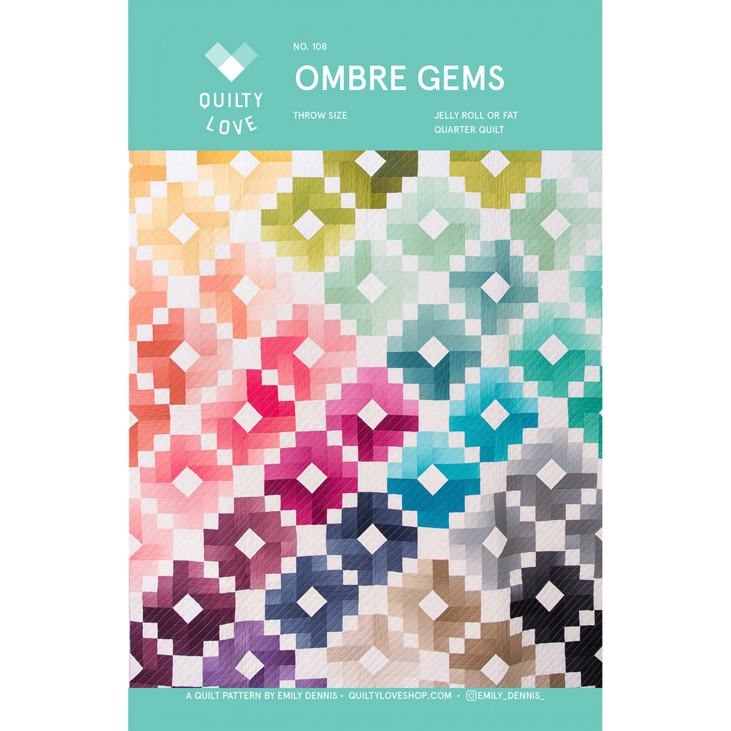 Ombre Gems | Quilty Love