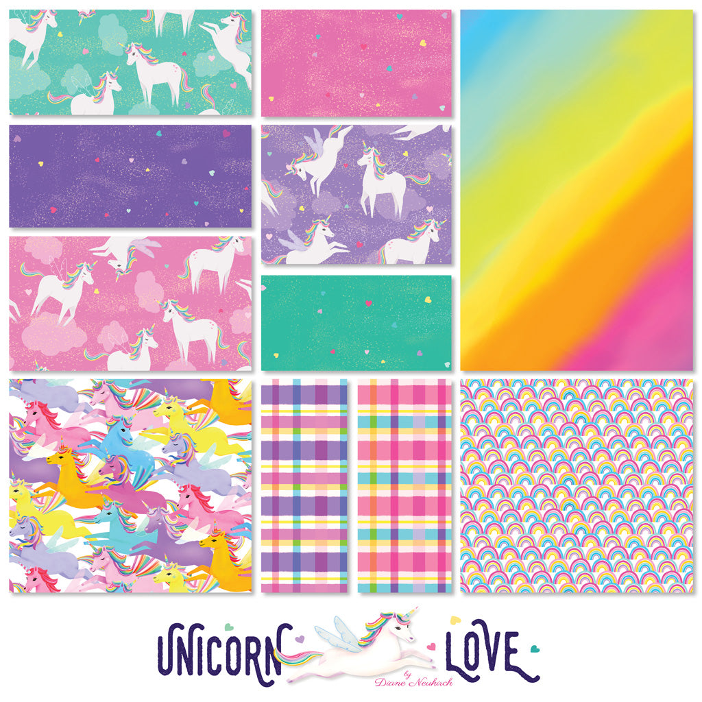 Unicorn Love | 10" Squares